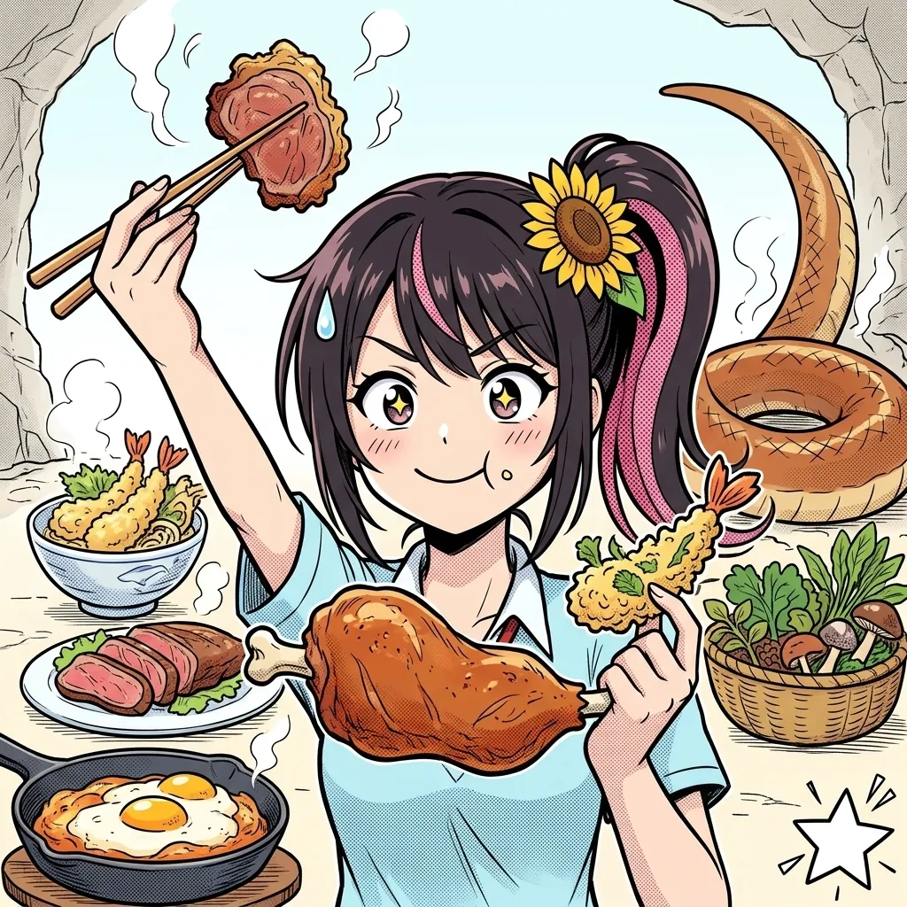 ダンジョン飯 第2話「ローストバジリスク/オムレツ」感想アイキャッチ